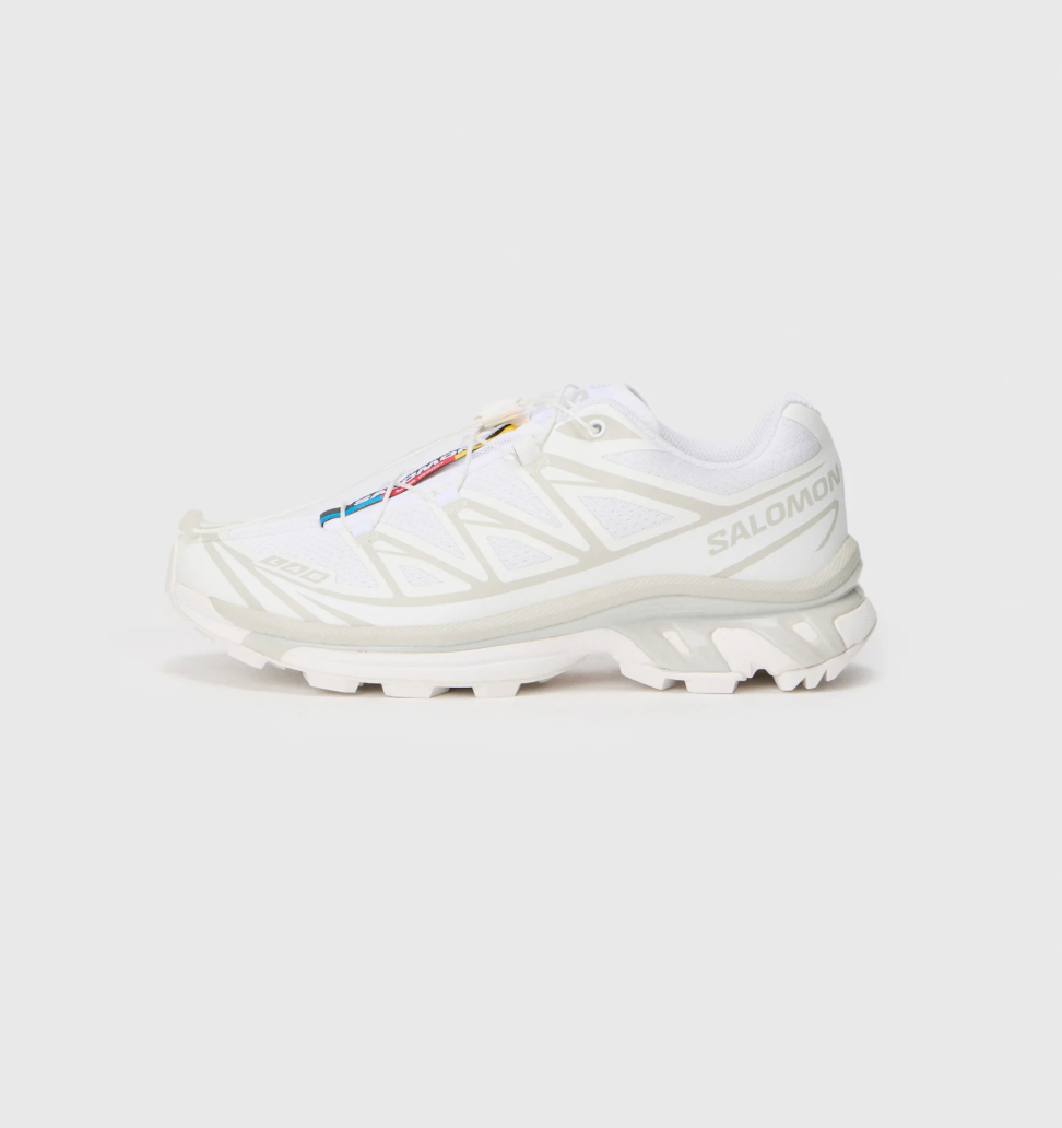 Salomon XT 6 UNISEX - white/lunar rock